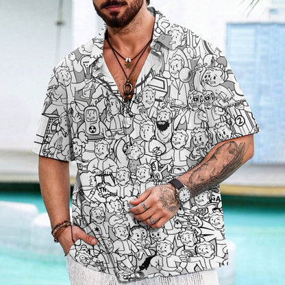Vault Boy Geek Hawaiian Shirt