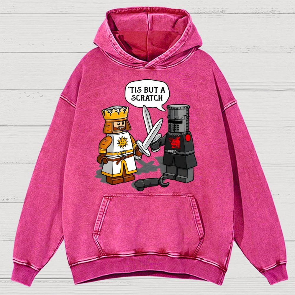 King Vs Knight Vintage Distressed Hoodie