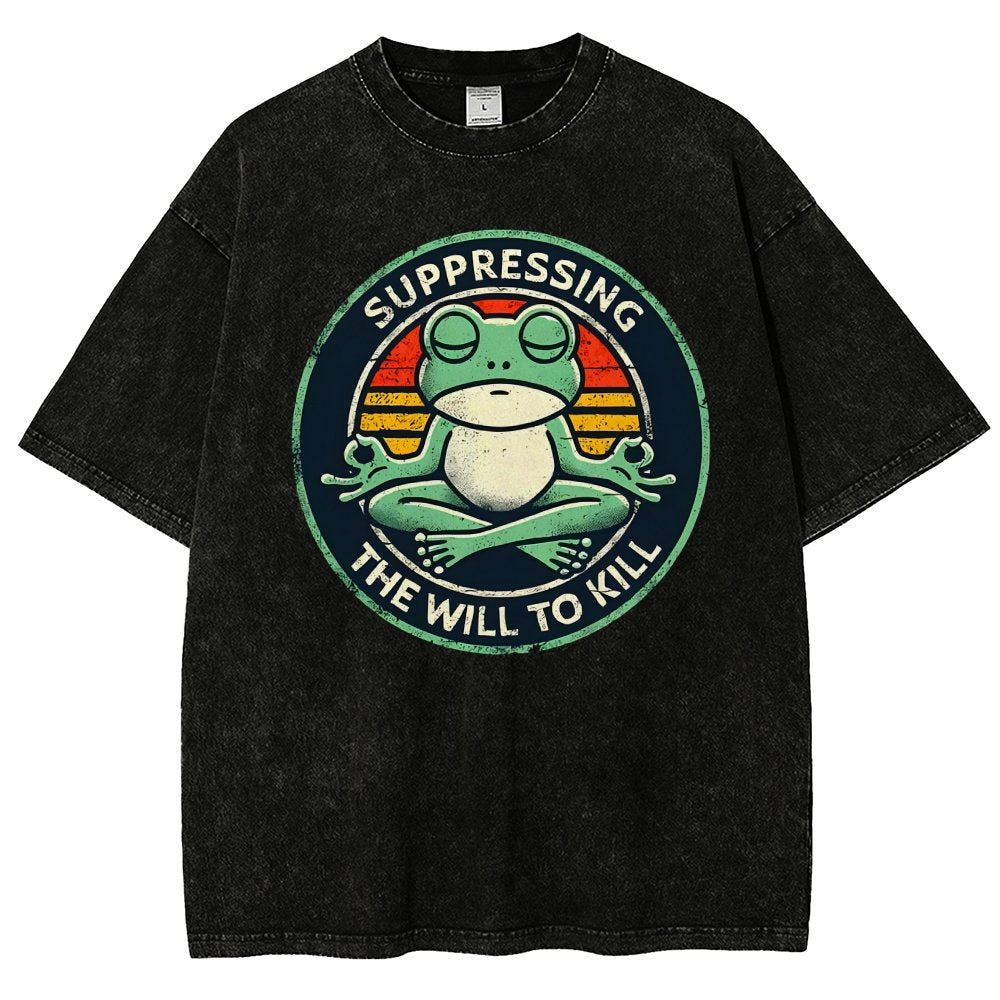 Suppressing The Will To Kill Vintage Distressed T-shirt