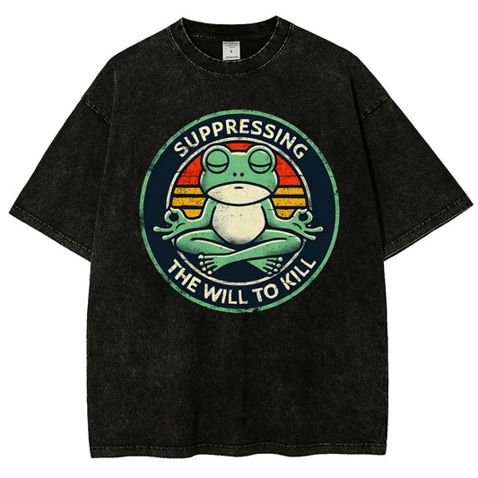 Suppressing The Will To Kill Vintage Distressed T-shirt