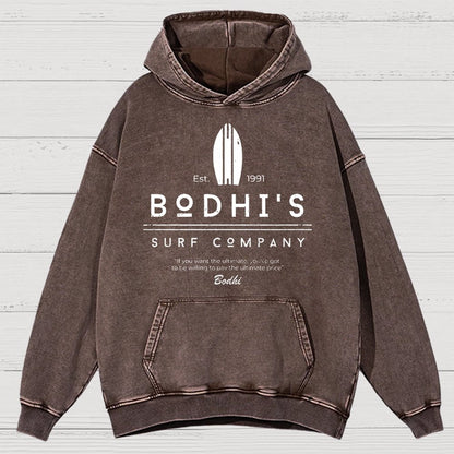 Bodhi's Surf Company Est. 1991 Vintage Distressed Hoodie