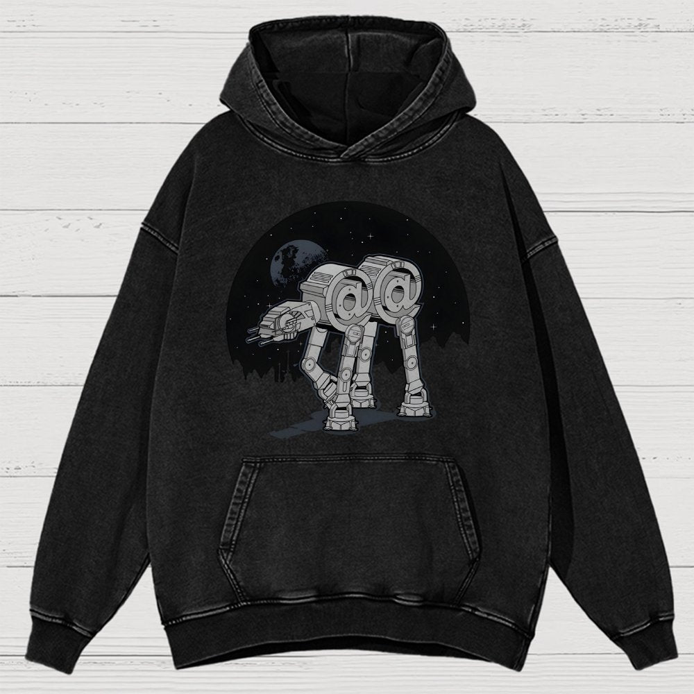 Ack…Ack… Vintage Distressed Hoodie