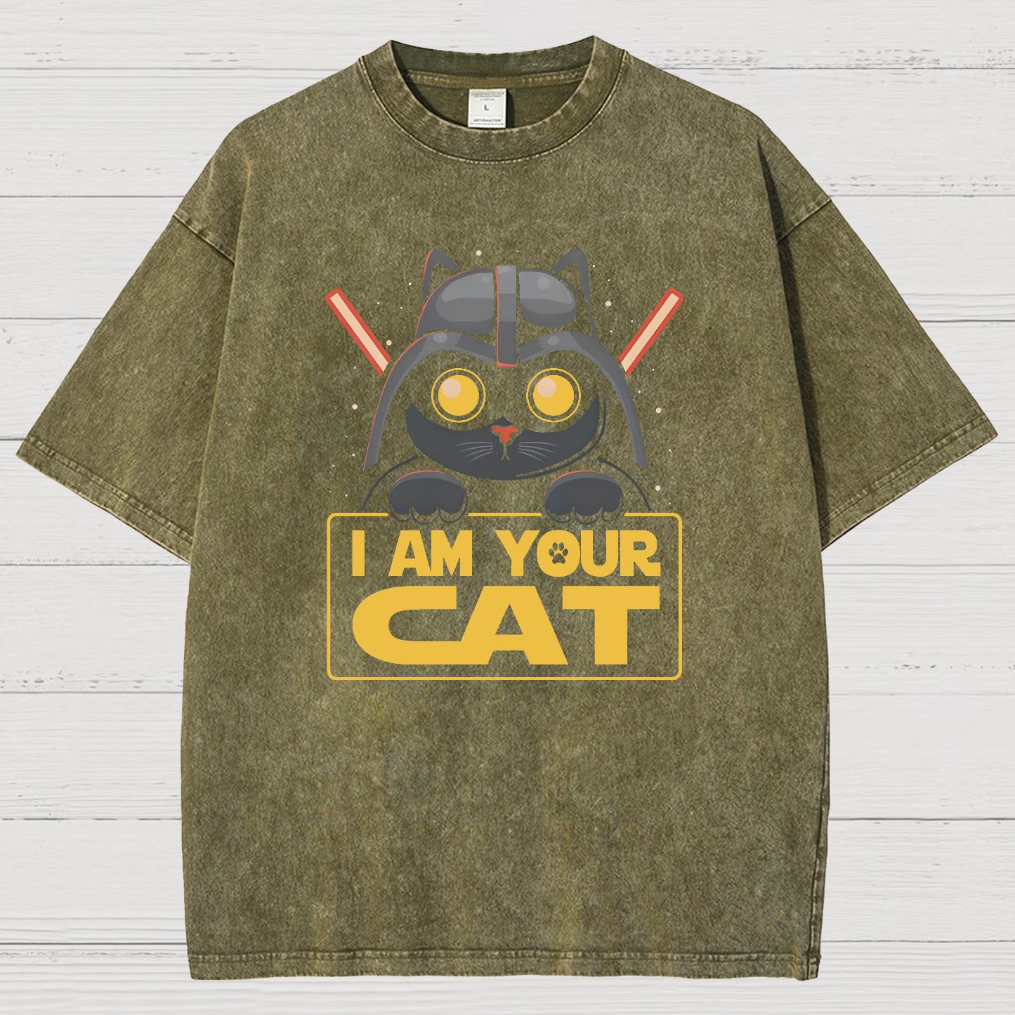 I Am Your CAT Vintage Distressed T-shirt