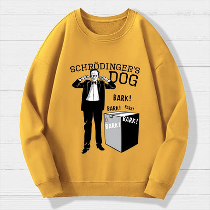 Schrodinger's Dog Geek Cotton Sweatshirt