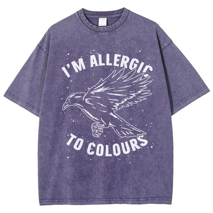 Im Allergic To Colours Vintage Distressed T-shirt