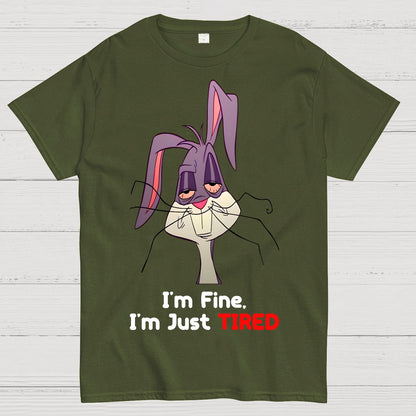 I'm Fine, I'm Just Tired Geek T-Shirt