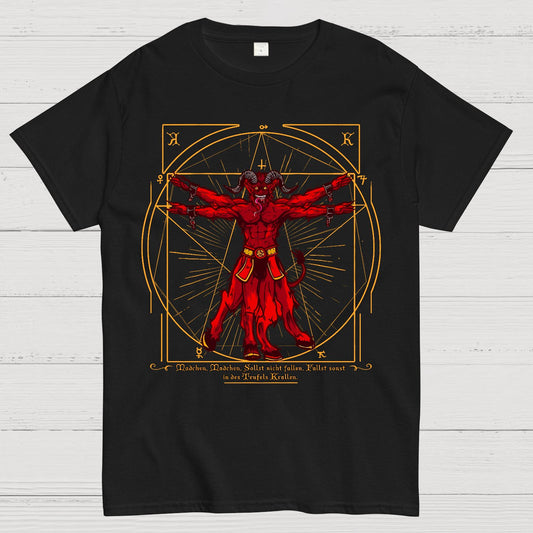 Vitruvian Krampus Geek T-Shirt