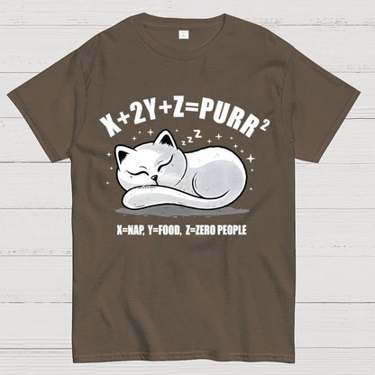 Purrfect Equation Geek T-Shirt