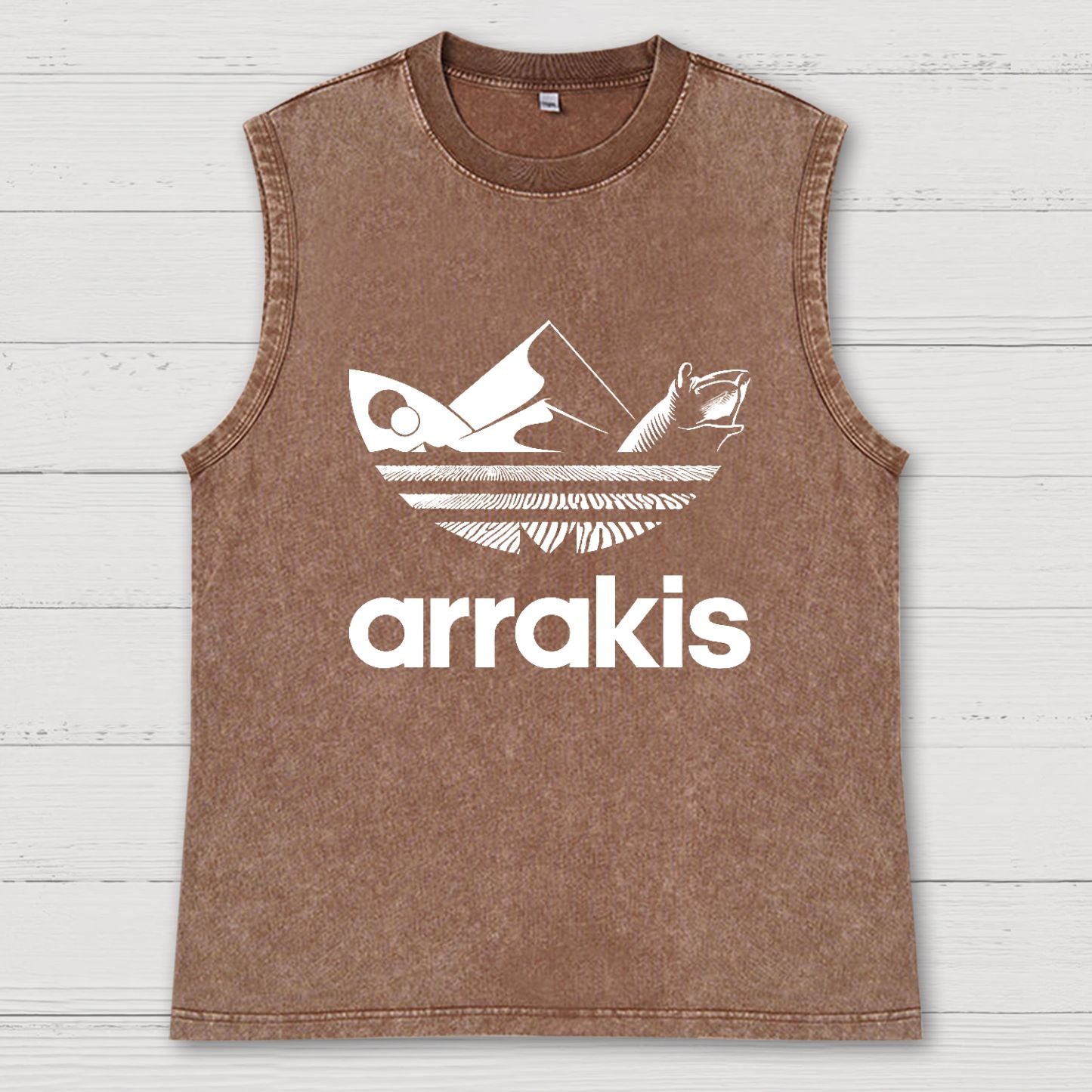 AdiNova Vintage Distressed Washed Tank