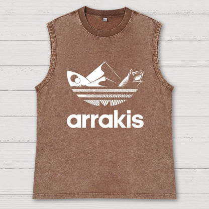 AdiNova Vintage Distressed Washed Tank