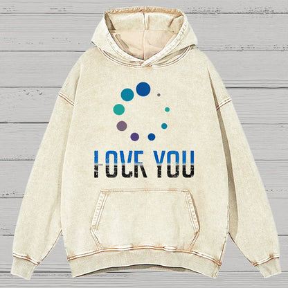 Complex Emotions Loading Vintage Distressed Hoodie