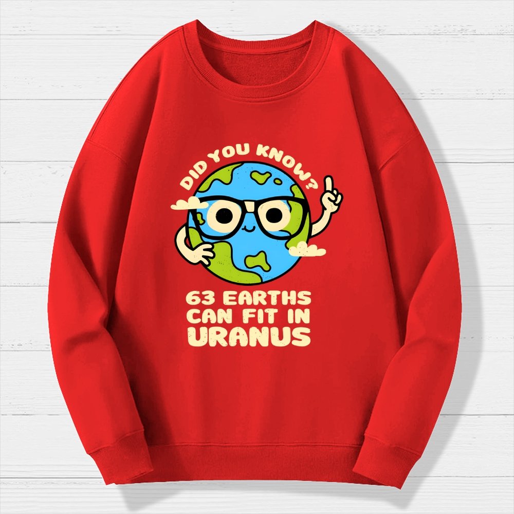 Uranus Geek Cotton Sweatshirt