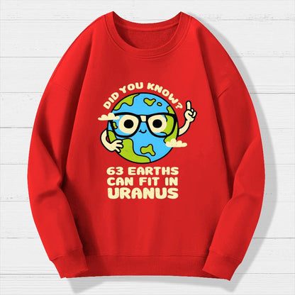 Uranus Geek Cotton Sweatshirt
