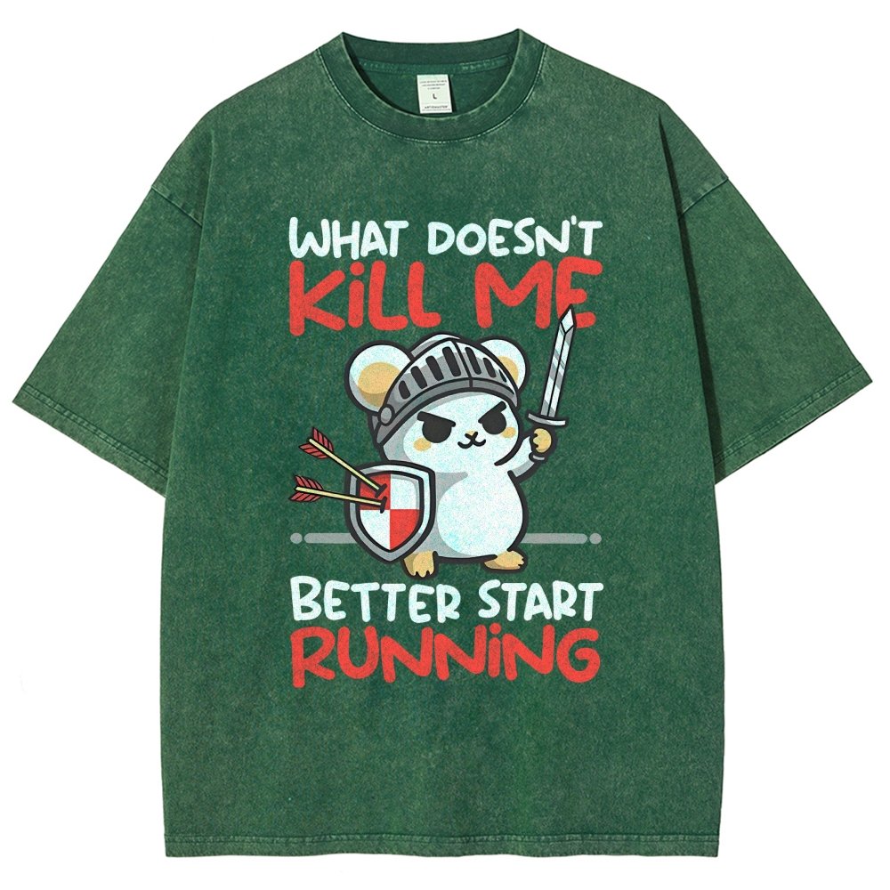 Knight mouse Vintage Distressed T-shirt