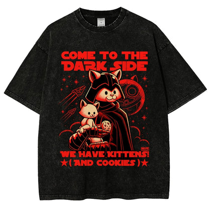 We Have Kittens and Cookies Vintage Distressed T-shirt