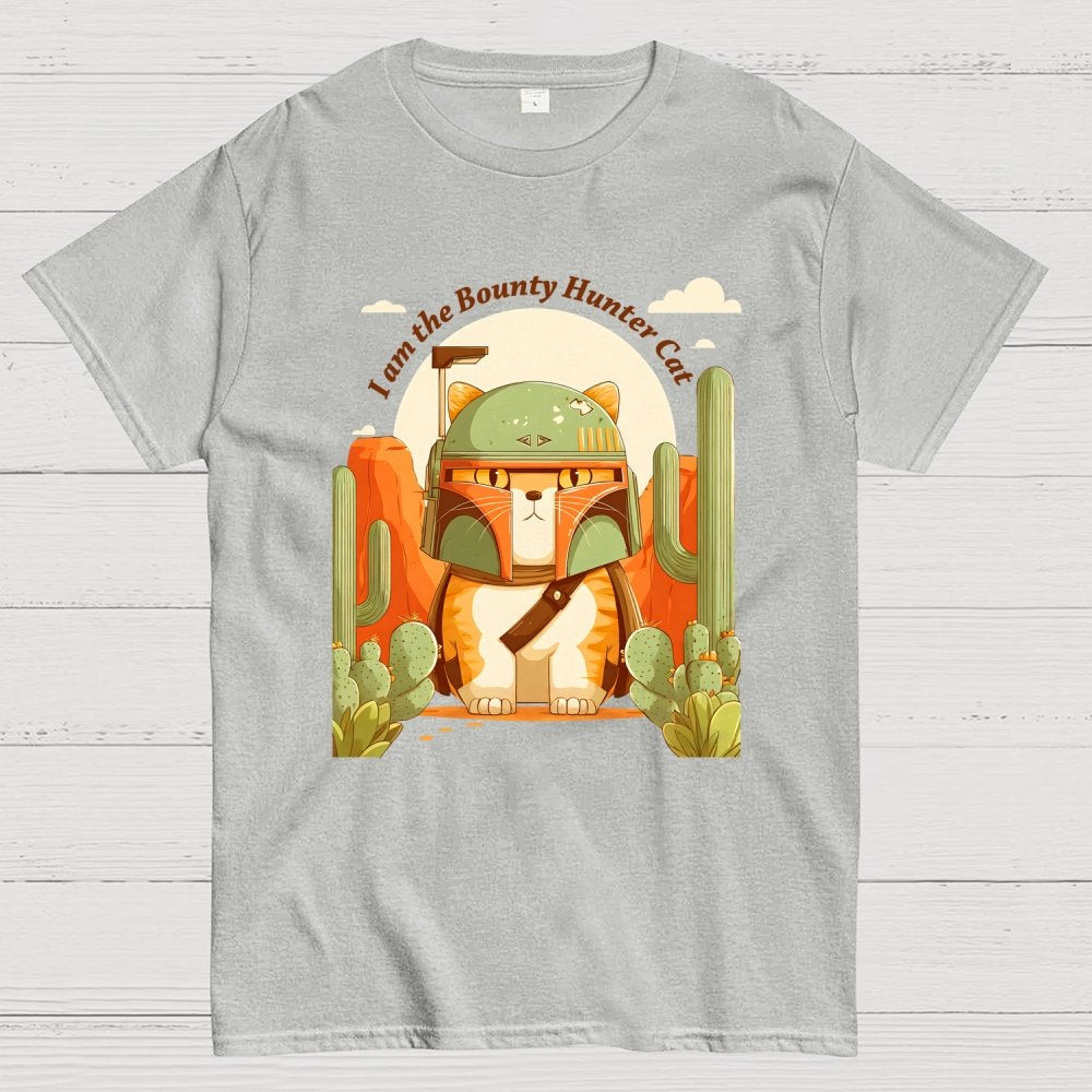 Boba-like Cat Bounty Hunter Geek T-Shirt
