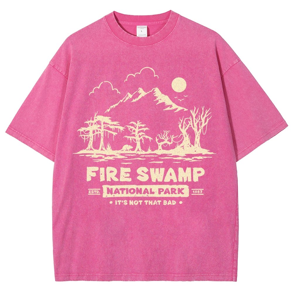 Flame Swamp National Park Vintage Distressed T-shirt