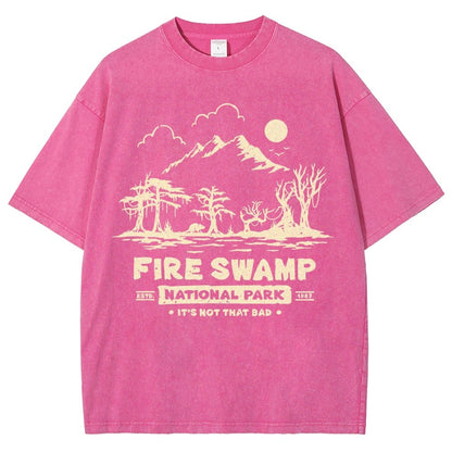 Flame Swamp National Park Vintage Distressed T-shirt