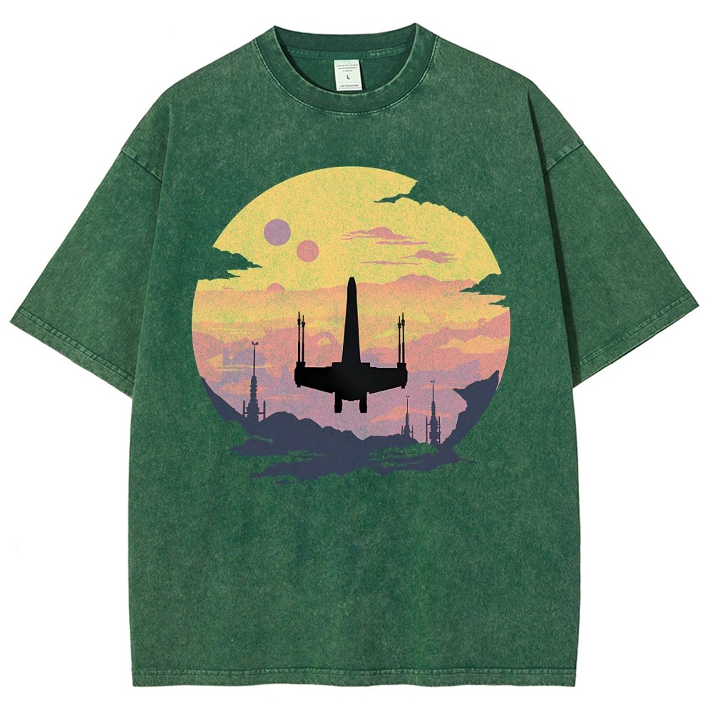 Rogue Fighter Vintage Distressed T-shirt