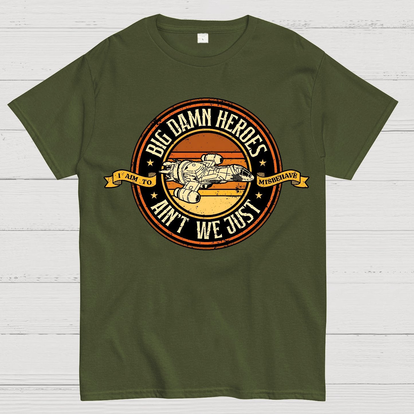 Big Damn Retro Heroes Geek T-Shirt