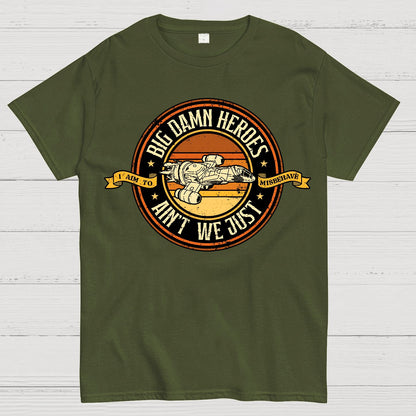 Big Damn Retro Heroes Geek T-Shirt
