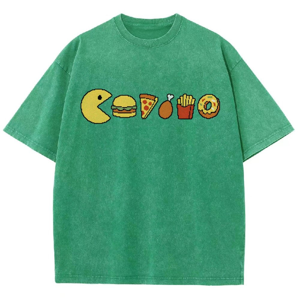 Snack-man Vintage Distressed T-shirt