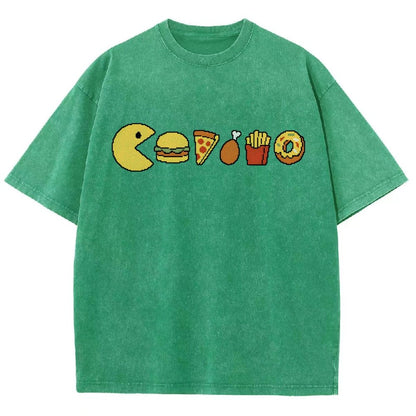 Snack-man Vintage Distressed T-shirt