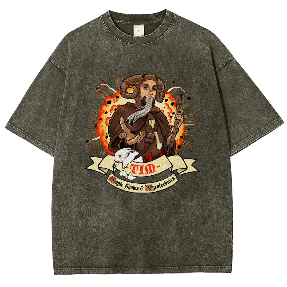 The Enchanter Vintage Distressed T-shirt