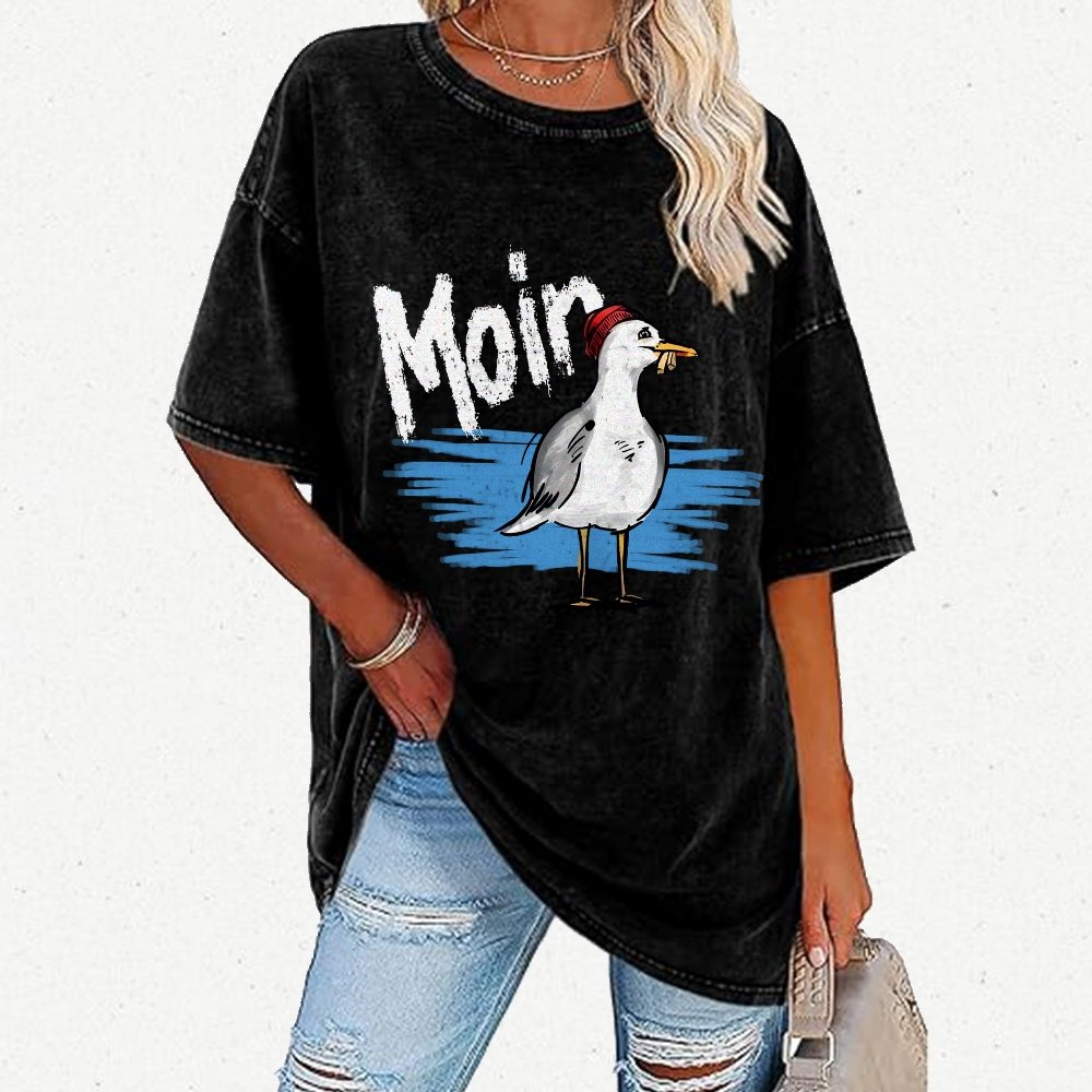 Moin Vintage Distressed T-shirt