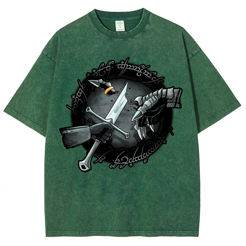 Cut Ring Vintage Distressed T-shirt