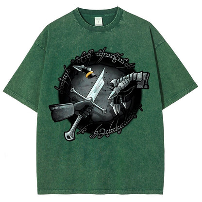 Cut Ring Vintage Distressed T-shirt