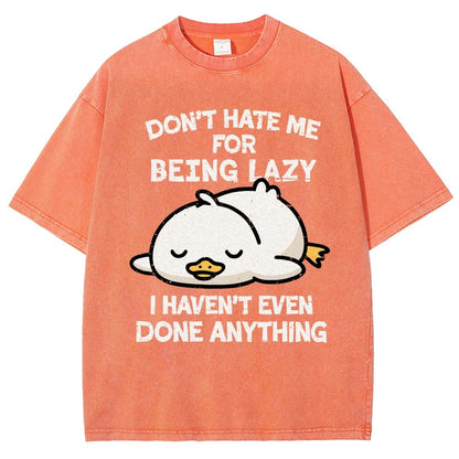 Duck Done Nothing Vintage Distressed T-shirt