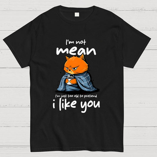 I Am Not Mean Geek T-Shirt