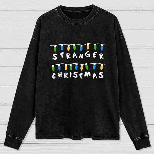 Mysterious Christmas Washed Long Sleeve Tee