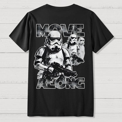 Move Along Front And Back Printing Geek T-Shirt