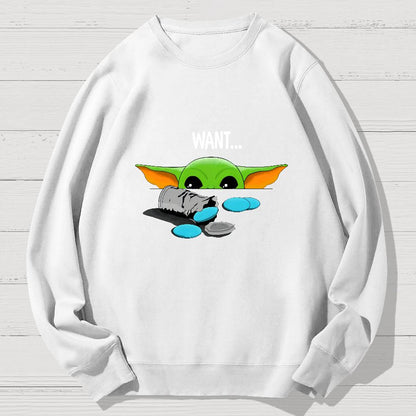 Children Want ! Funny Geek Cotton Sweatshirt