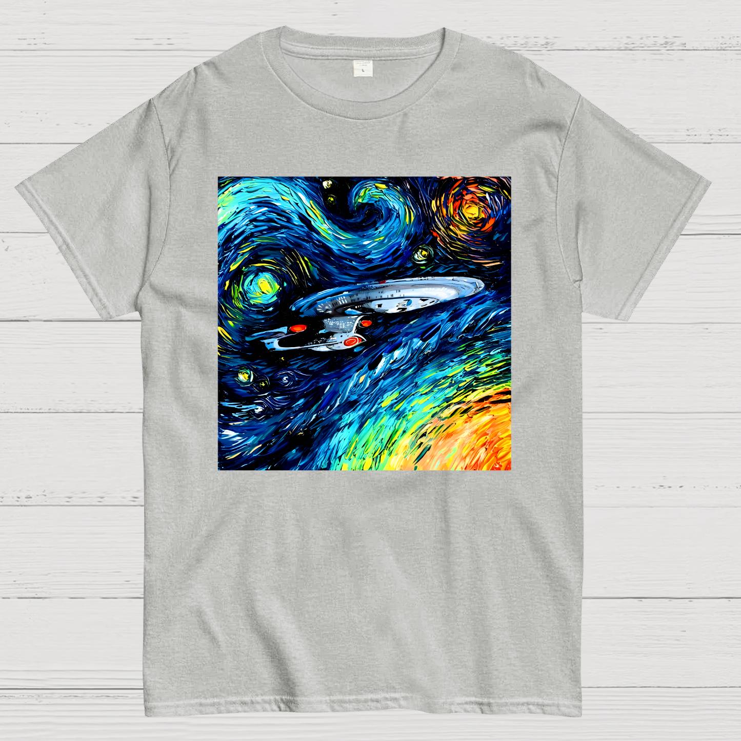 Van Gogh Never Adventurously Went Geek T-Shirt