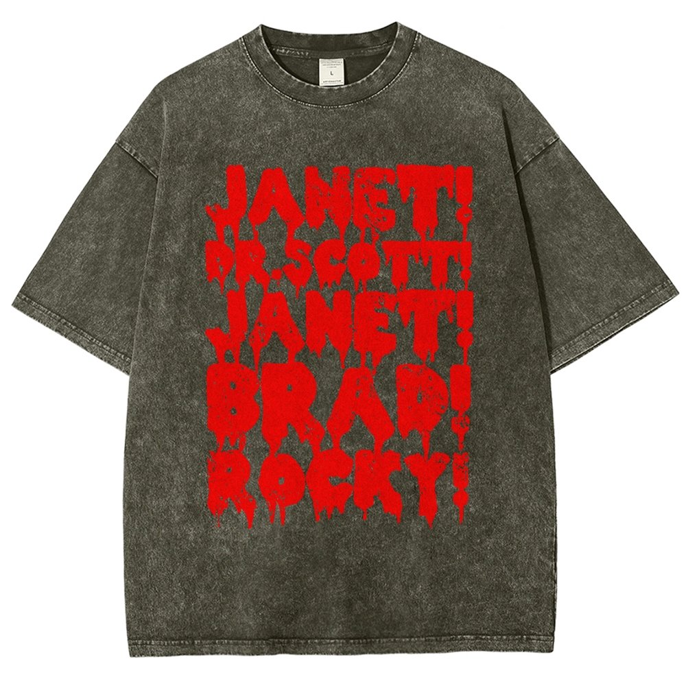 Jana! Dr. Smith! Jana! Ben! Vintage Distressed T-shirt