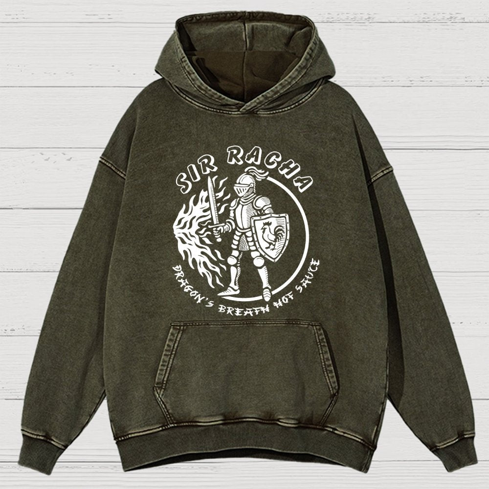 Sir Racha Dragon’s Breath Hot Sauce Vintage Distressed Hoodie