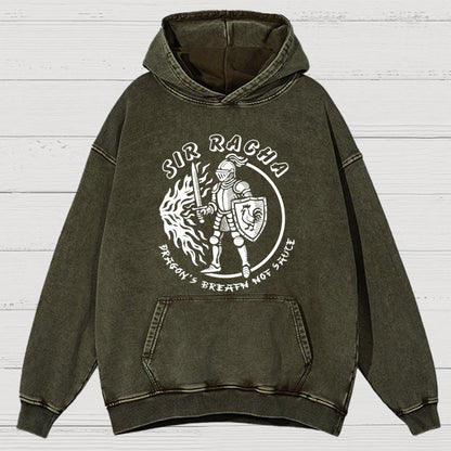 Sir Racha Dragon’s Breath Hot Sauce Vintage Distressed Hoodie