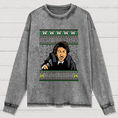 Best Christmas Hans Down Washed Long Sleeve Tee