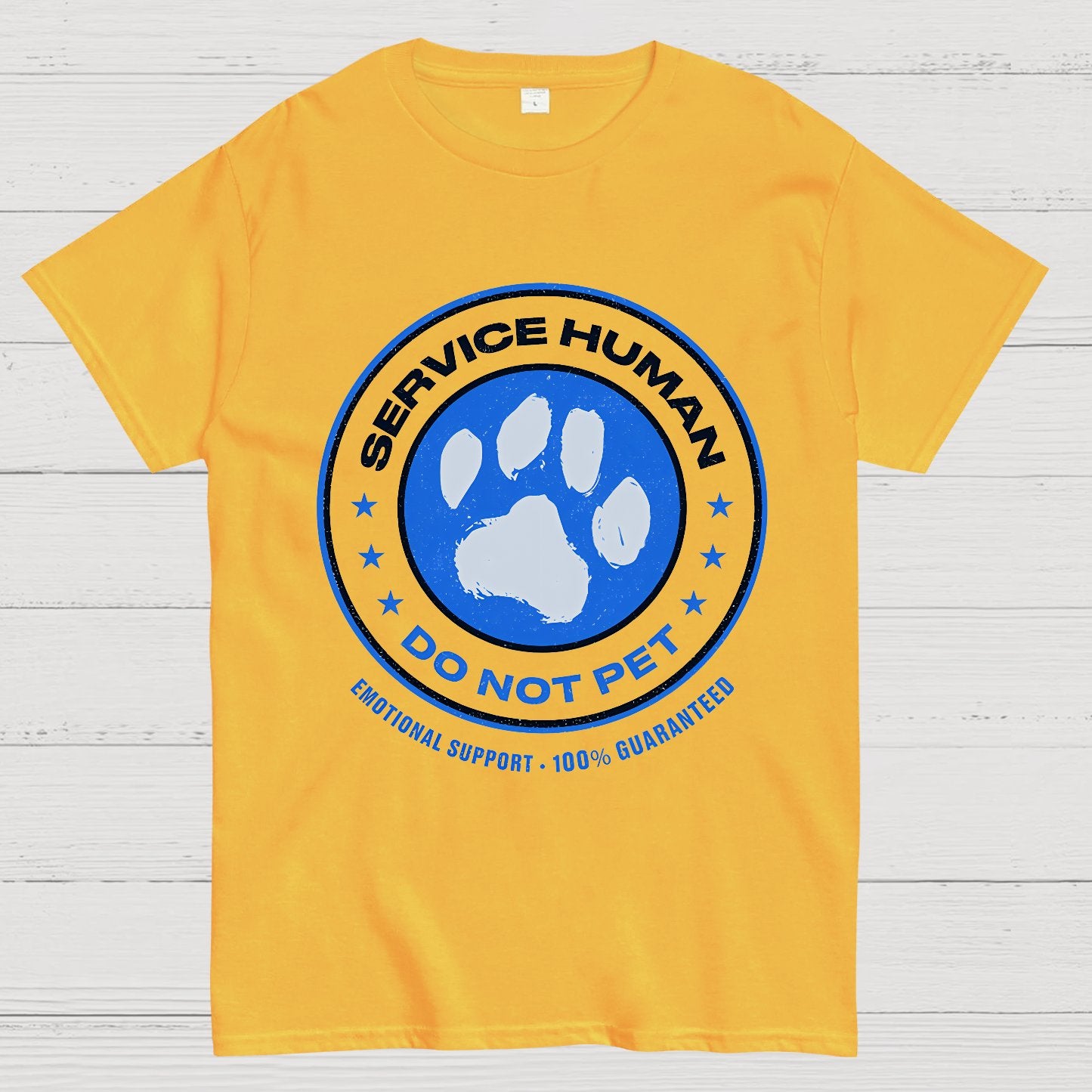 Service Human Do Not Pet Geek T-Shirt