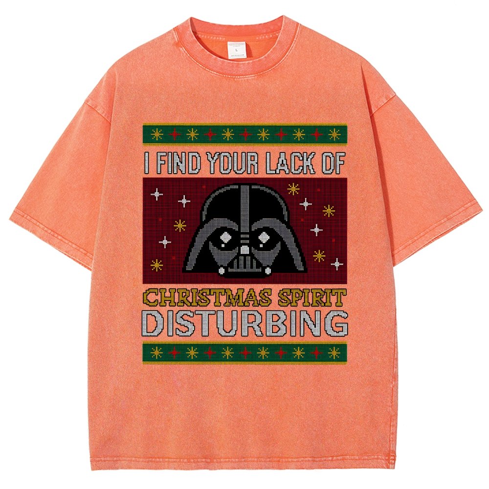 Lack of Christmas Spirit  Vintage Distressed T-shirt