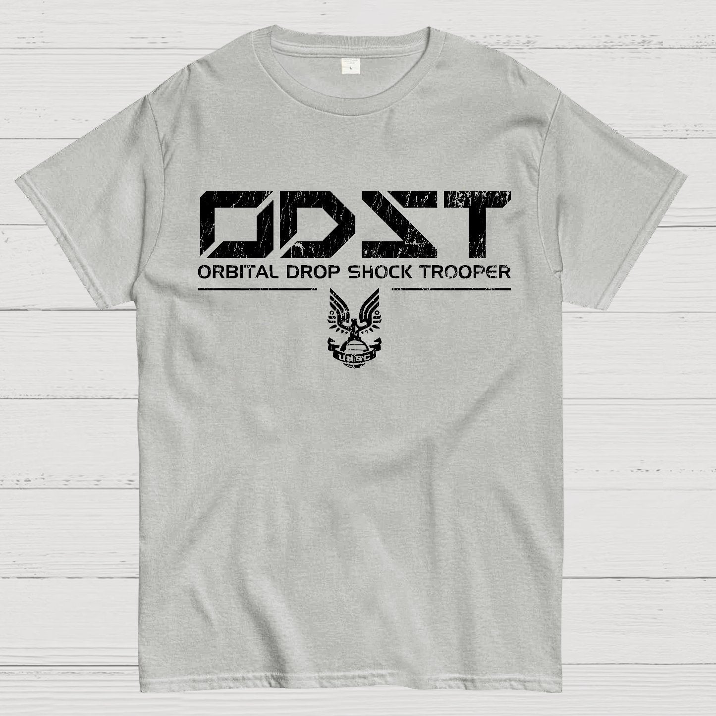 Space Trooper White Vintage Geek T-Shirt