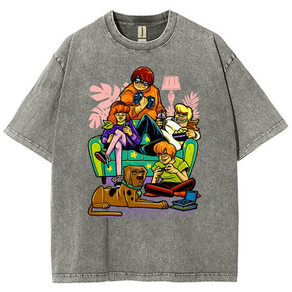 Stay Home Squad Vintage Distressed T-shirt
