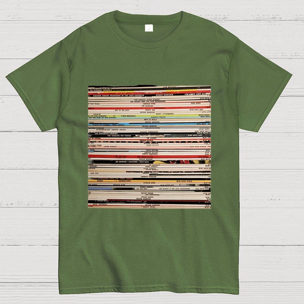 Vintage Vinyl Records Unisex Geek T-Shirt