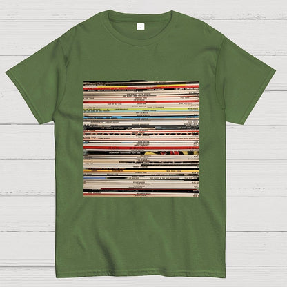 Vintage Vinyl Records Unisex Geek T-Shirt