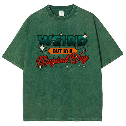 Weird But In A Magical Way Vintage Distressed T-shirt