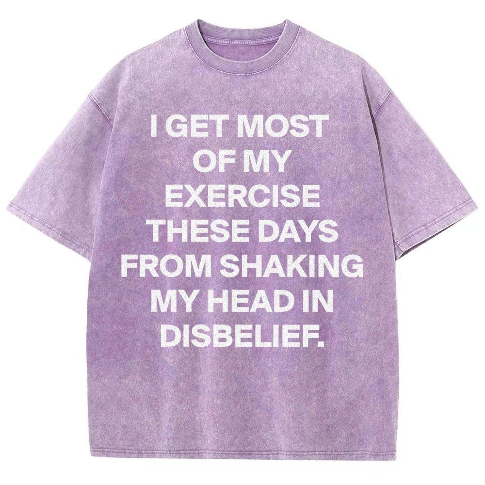 Shaking My Head Sarcastic Vintage Distressed T-shirt