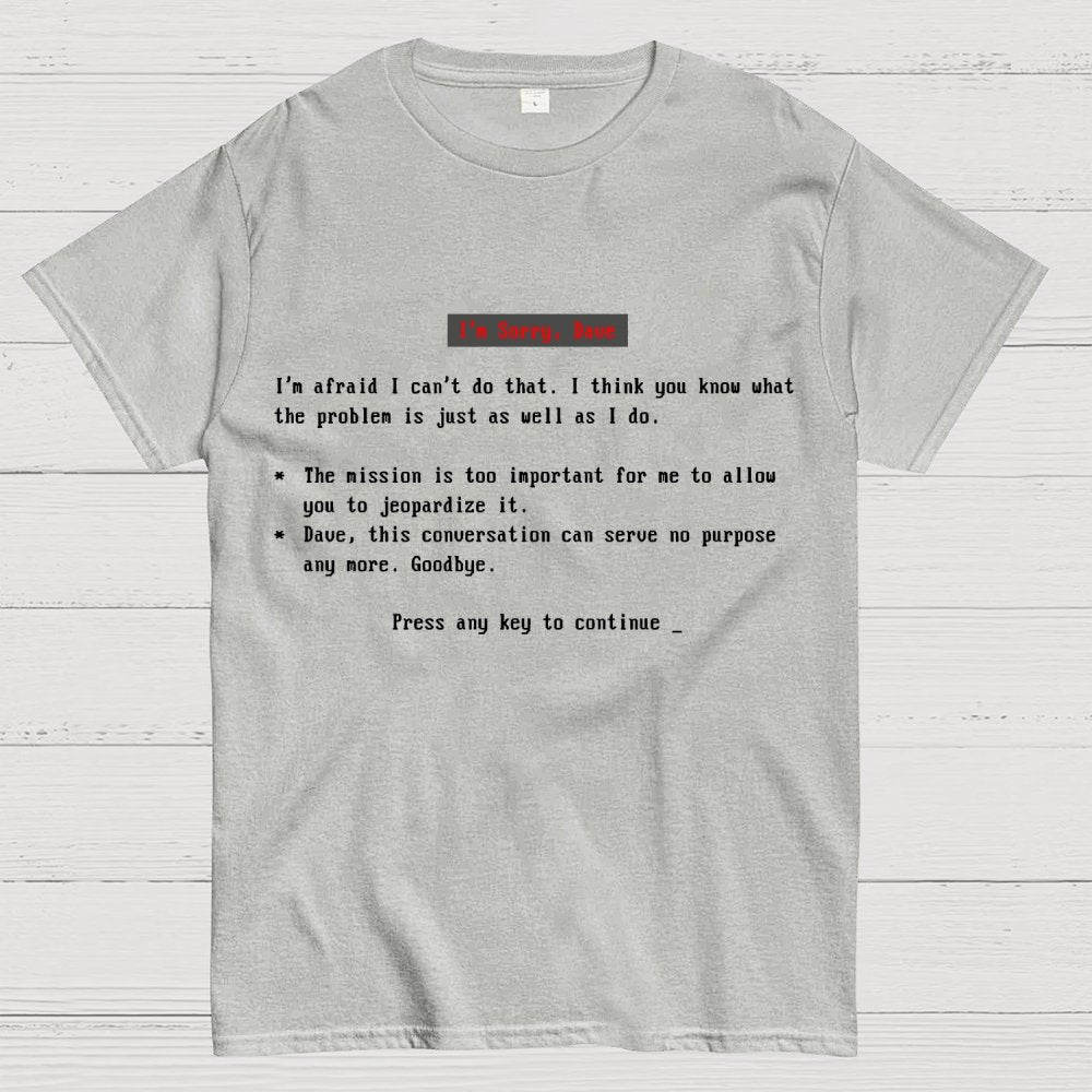 Blue Screen of HAL Geek T-Shirt